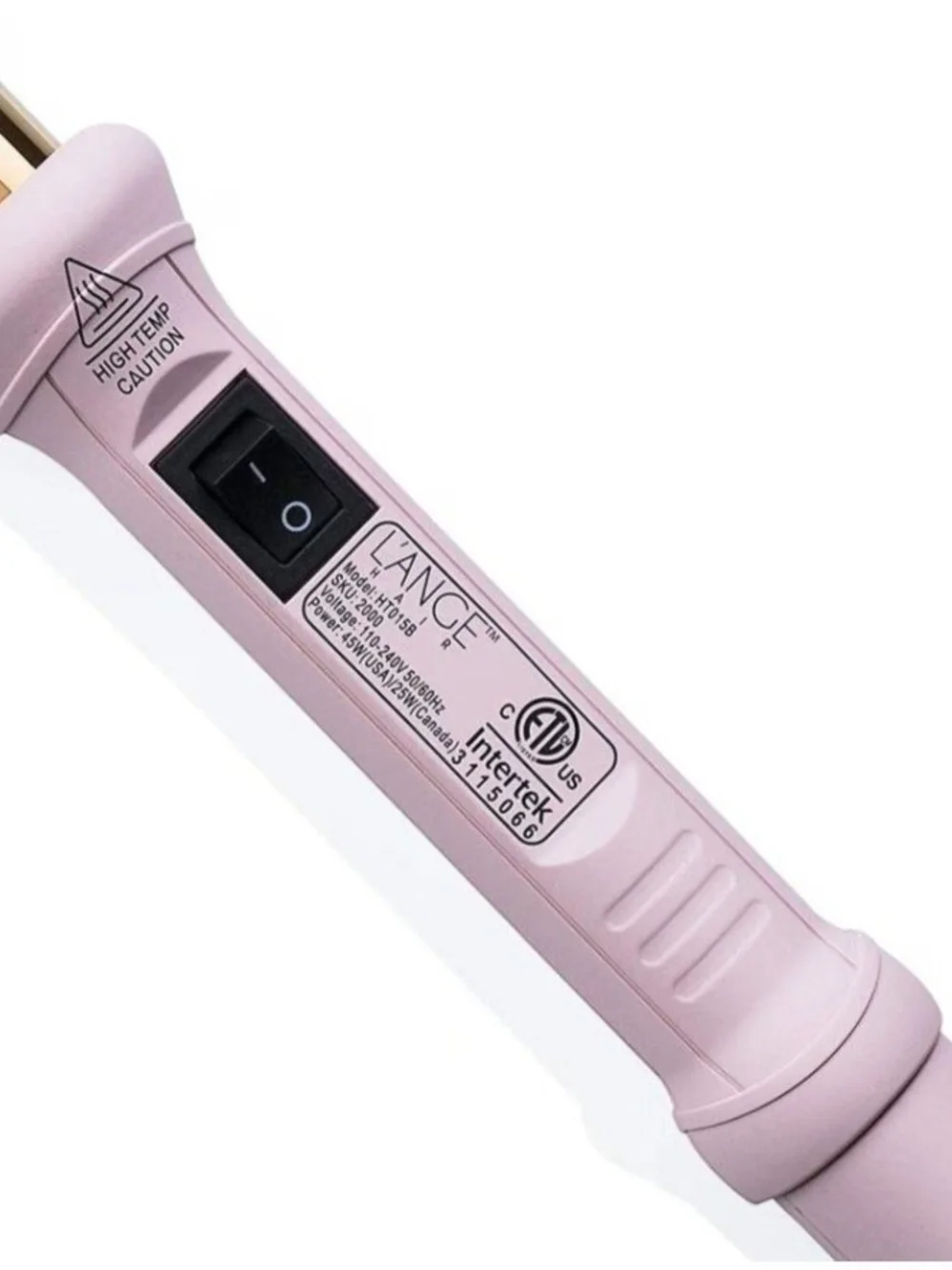 L'ANGE HAIR Ondulé 25MM Titanium Curling Wand